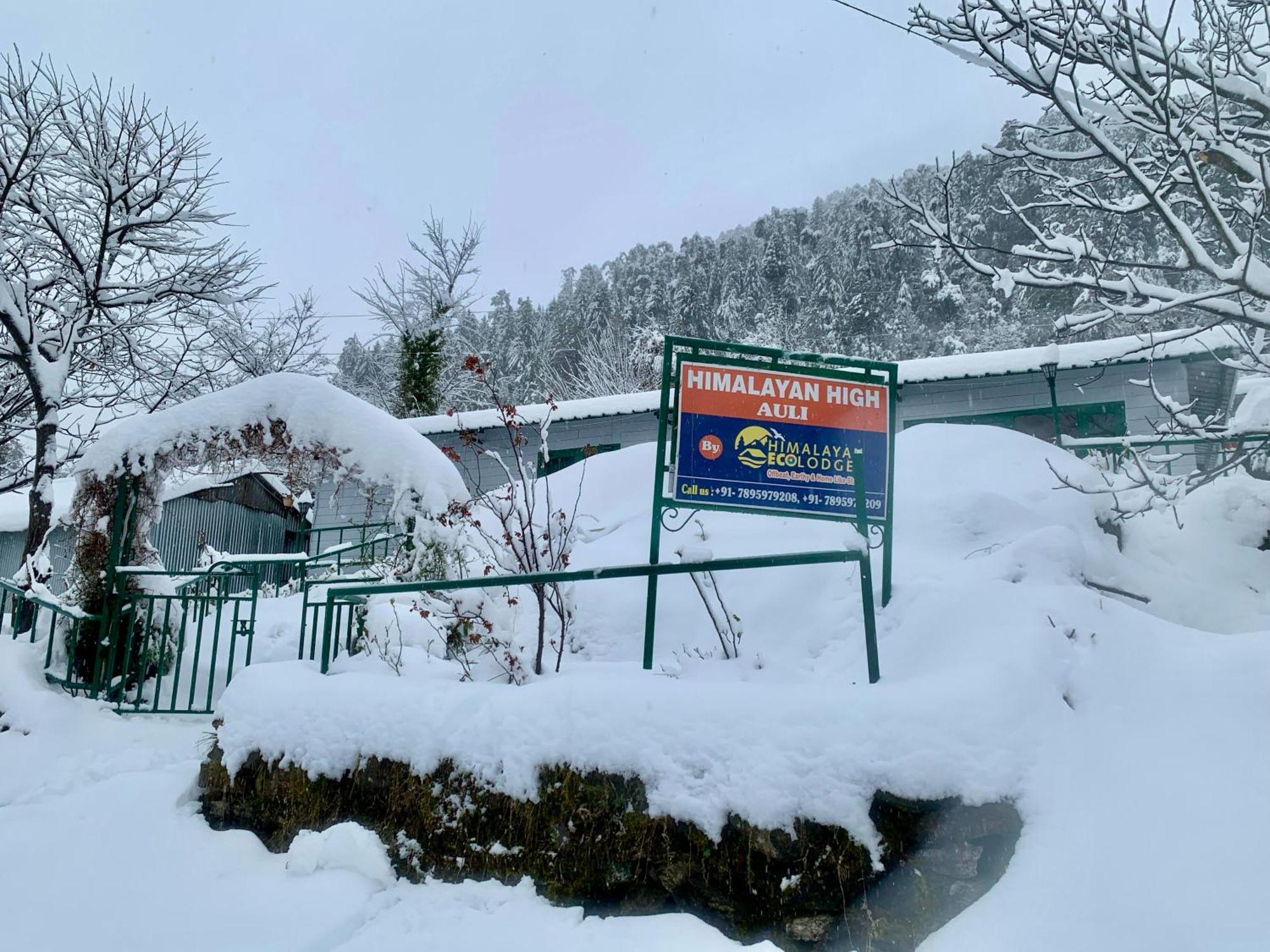 Himalayan High, Auli, By Himalayan Eco Lodges Joshīmath Εξωτερικό φωτογραφία